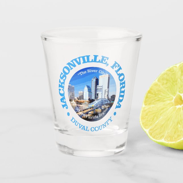 Verre A Shot Jacksonville (villes) (Devant)