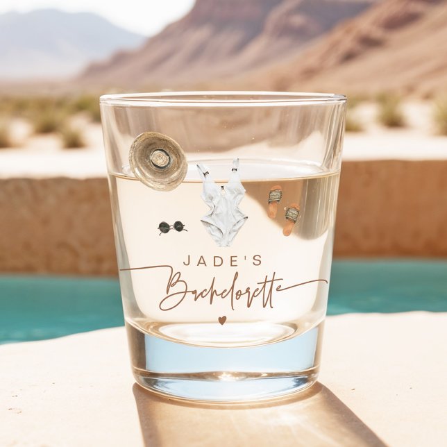 Verre A Shot JADE Boho Desert Cactus Scottsdale Avant le Voile (Créateur téléchargé)