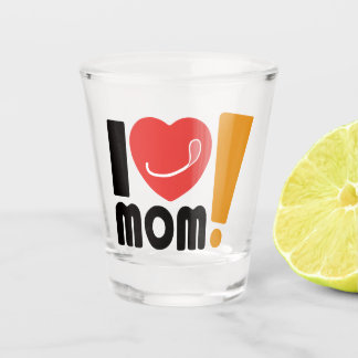 Verre A Shot J'adore maman