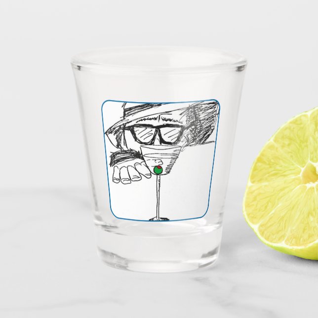 Verre A Shot "J'ai soif" Bonne heure (Devant)