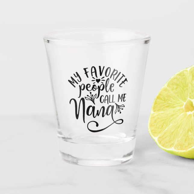 Verre A Shot J'Aime Être Grand-Mère (Devant)