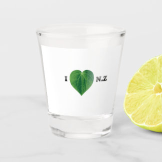Verre A Shot J'aime Nouvelle-Zélande - Kawakawa Shotglass