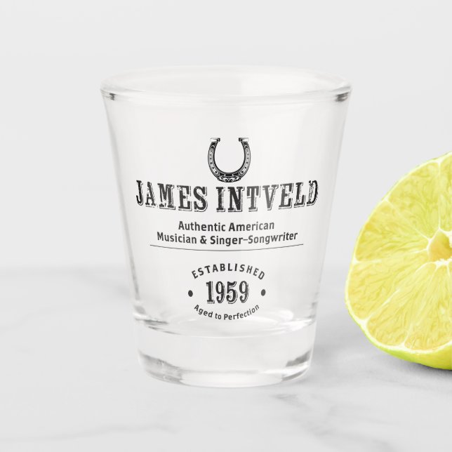 Verre A Shot James Intveld Horseshoe Shot Glass (Devant)