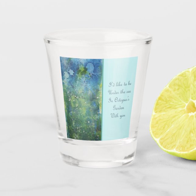 Verre A Shot Jardin des poulpes (Devant)