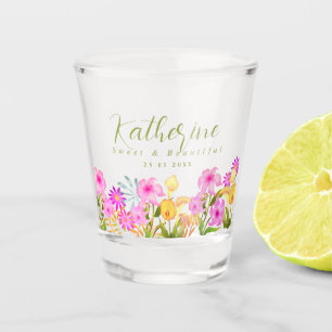 Verre A Shot Jardin floral