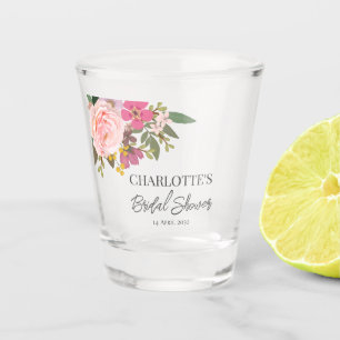 Verre A Shot Jardin Floral Rose Fête de Mariage de Printemps