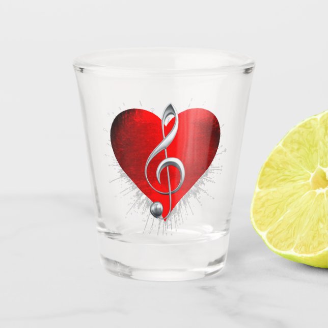 VERRE A SHOT JE L'ADORE (Devant)