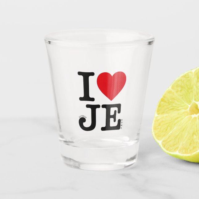 VERRE A SHOT JE L'AIME (Devant)