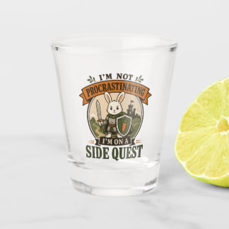 Verre A Shot Je ne remets pas à plus tard Chevalier Lapin Quête