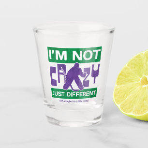 Verre A Shot Je ne suis pas fou, drôle gardien de hockey