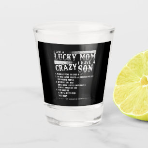 Verre A Shot Je Suis Une Chanceuse Maman J'Ai Une Idée Cadeau F