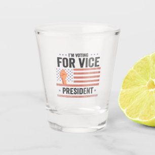 Verre A Shot Je vote pour le cadeau du vice-président Trump aux