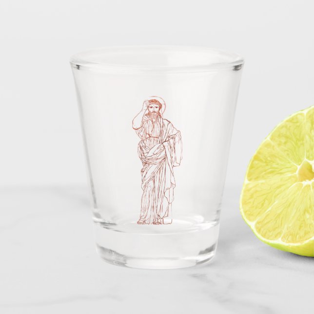 Verre A Shot Jésus-Christ de Nazareth Fils de Dieu (Devant)