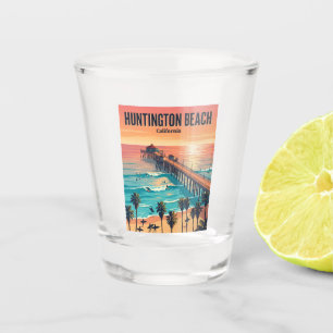Verre A Shot Jetée de Huntington Beach, Huntington Beach Califo