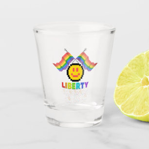 Verre A Shot Jeux olympiques de Mikitiez PE donut sport arc-en-