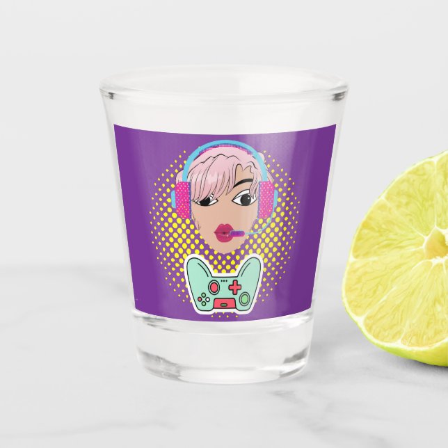 Verre A Shot jeux vidéo (Devant)