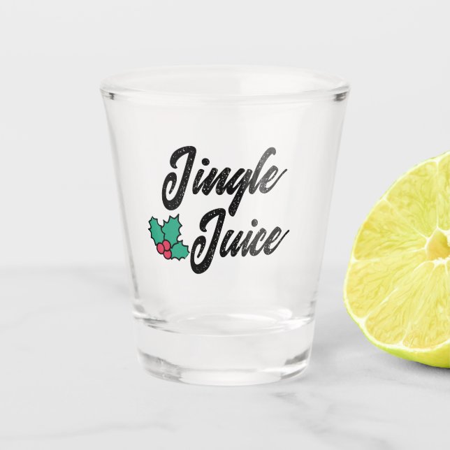 Verre A Shot Jingle Juice - Funny Christmas Drinking Humor  (Devant)