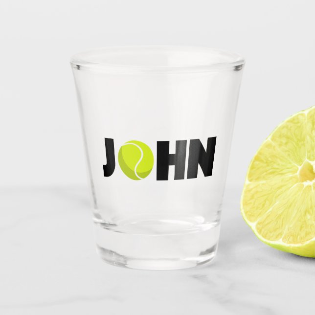 Verre A Shot John Tennis (Devant)