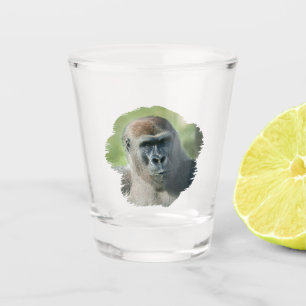 Verre A Shot Joli T-shirt Gorilla Blackback