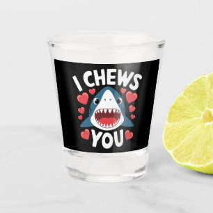 Verre A Shot Jour de la Saint-Valentin Cœur Léopard Mignon 