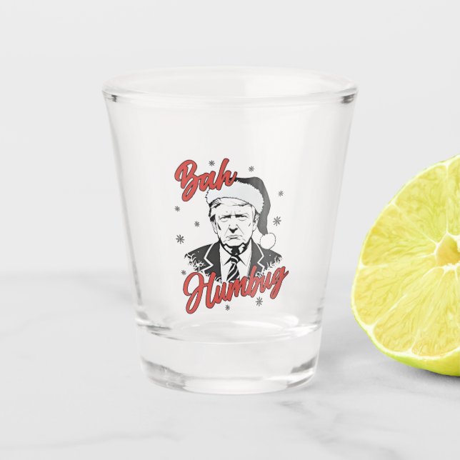 Verre A Shot Jour de l'investiture de Trump Noël Père Noël bah  (Devant)
