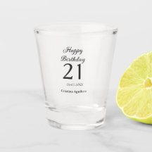 Joyeux 21e anniversaire lettre gras nom simple min