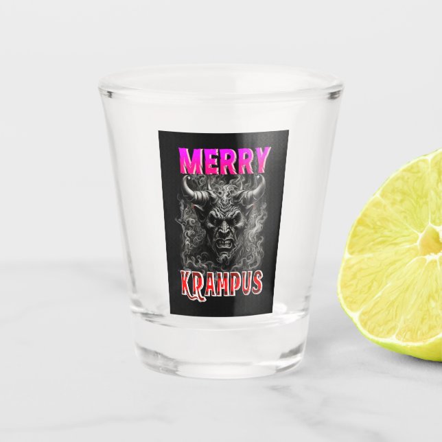 Verre A Shot Joyeux Krampus (Devant)