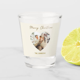 Verre A Shot Joyeux Noël Personnalisé Photo Shot Glass