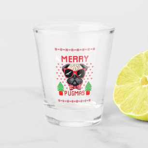 Verre A Shot Joyeux Pugmas ! Verre à shot
