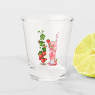 Verre A Shot Jus de fraises Cool Fruits Boire - Frais
