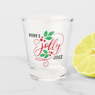 Verre A Shot Jus de jument de Noël de maman Humour de boisson