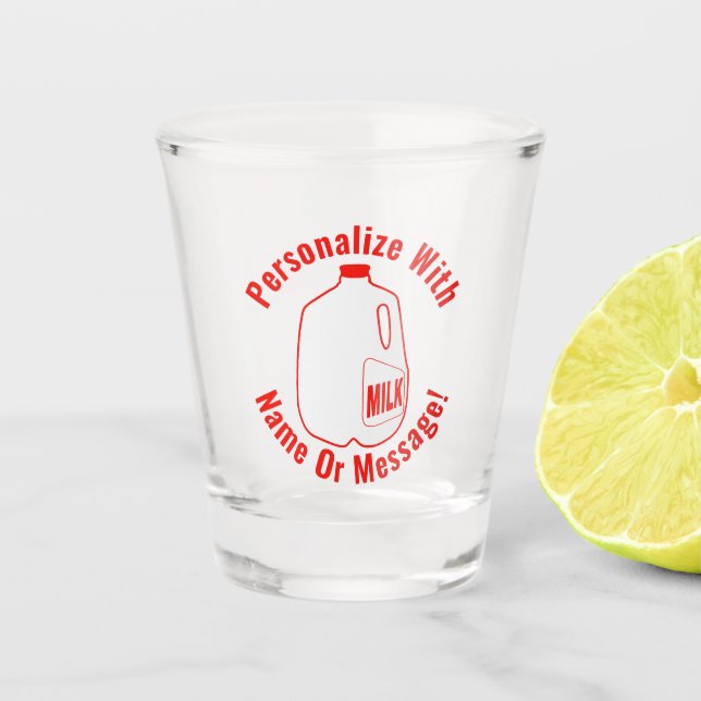 Verre A Shot Jus de lait (Devant)