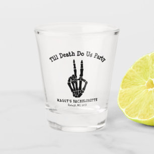 Verre A Shot Jusqu'à ce que la mort nous sépare de la fête Ente