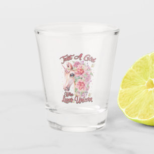 Verre A Shot Just Girl Who Loves Unicorn
