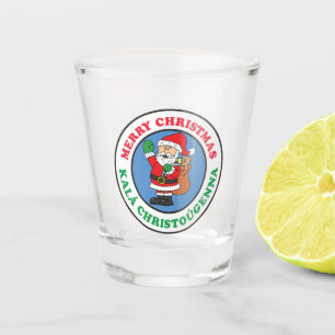 Verre A Shot Kala Christougenna Grec Noël Père Noël