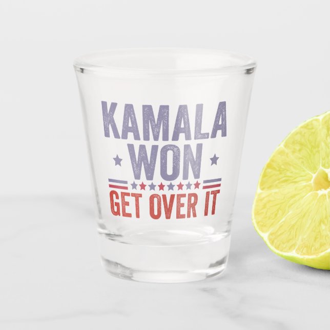 Verre A Shot Kamala Won Get Over the Harris Walz Election (Devant)