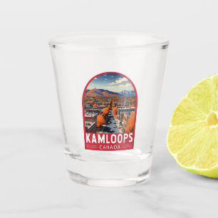 Verre A Shot Kamloops Canada Travel Art Vintage