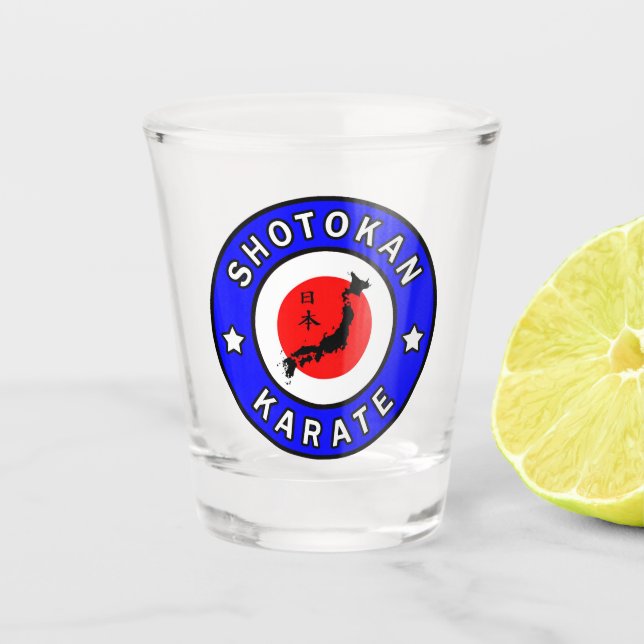 Verre A Shot Karaté de Shotokan (Devant)