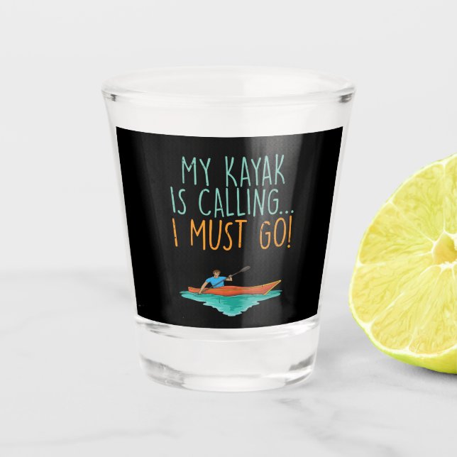 Verre A Shot Kayaking Kayak cadeau (Devant)