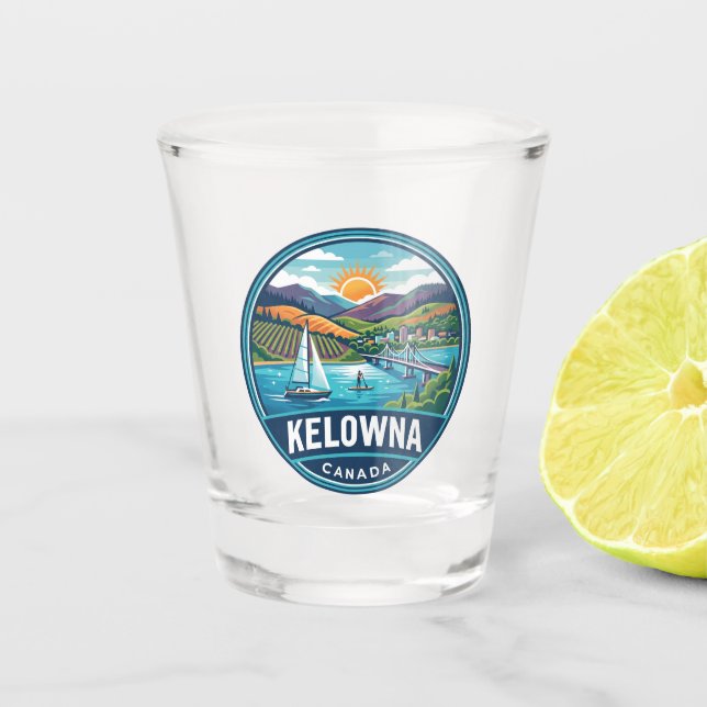 Verre A Shot Kelowna Canada (Devant)