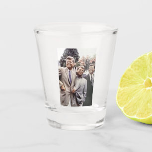 Verre A Shot Kennedy Brothers, président John, Robert & Ted