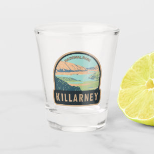 Verre A Shot Killarney National Park Irlande Travel Art Vintage