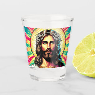 Verre A Shot Kitsch Jésus a tiré des lunettes !