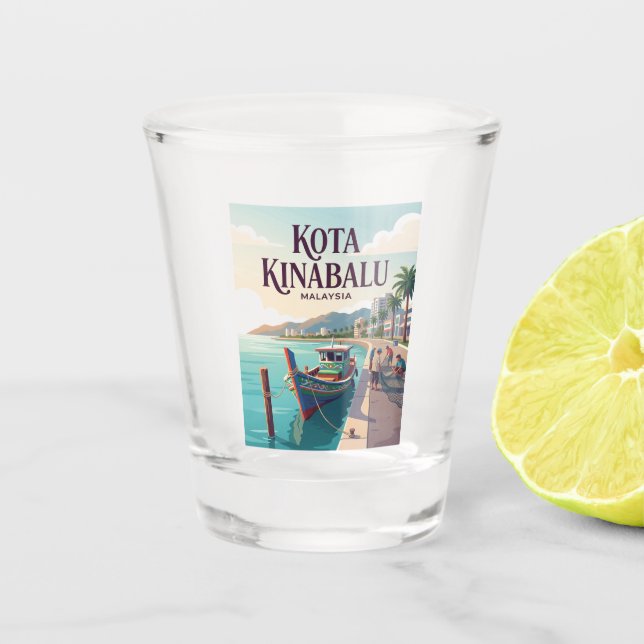 Verre A Shot Kota Kinabalu Malaisie (Devant)