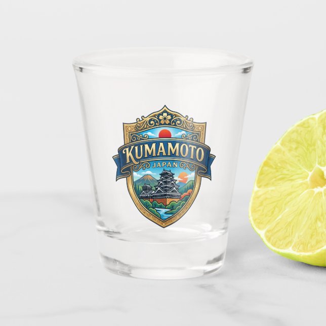 Verre A Shot Kumamoto Japon (Devant)