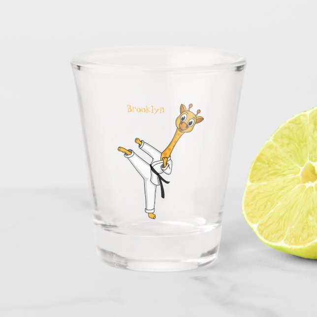 Verre A Shot Kung Fu giraffe (Devant)