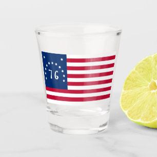 Verre A Shot La bannière de Bennington : le drapeau de bataille