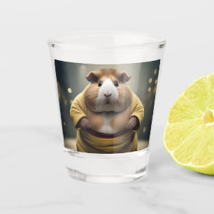 Verre A Shot "La bataille de Sumo : le puissant lutteur de coch