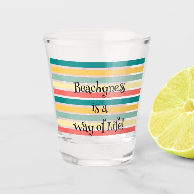 Verre A Shot La beauté est un mode de vie (Devant)