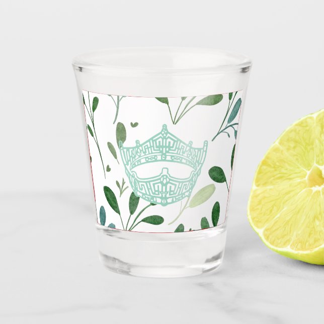 Verre A Shot La couronne américaine (Devant)